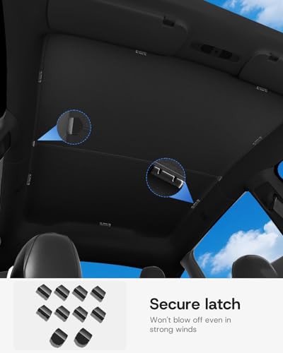 2026 Upgrade Sunshade Roof for Tesla Model Y Juniper (2 Count)