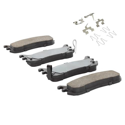Rear Semi Metallic Brake Pads