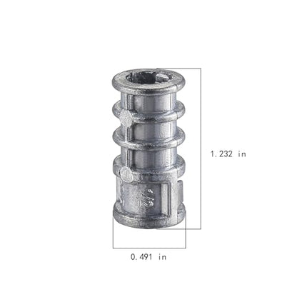 50pcs) 5/16 * 1-1/4 Lag Shield Anchor Long Zinc Alloy Bolts Concrete Anchors, Zinc Alloy Masonry Anchors Hole (50 Count)
