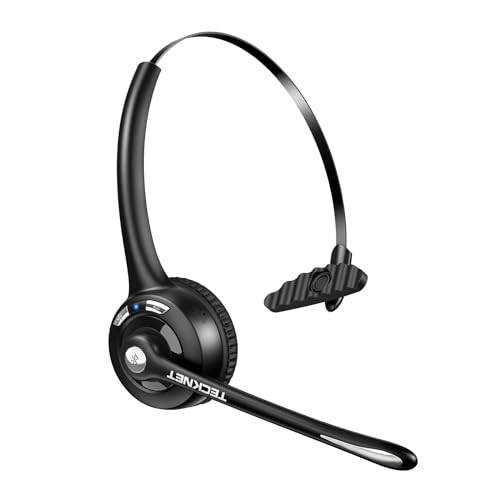 Wireless Bluetooth Headset with Noise Cancelling Microphone