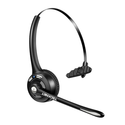 Wireless Bluetooth Headset with Noise Cancelling Microphone