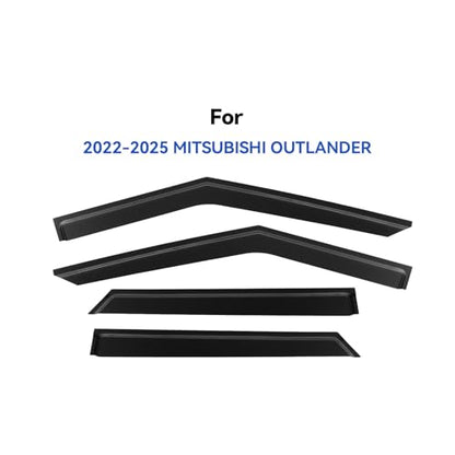 Window Visors Rain Guards for 2022 2023 2024 2025 2026 Mitsubishi Outlander
