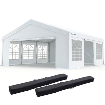 20'x20' Heavy Duty Party Tent Outdoor Canopy with Church Windows