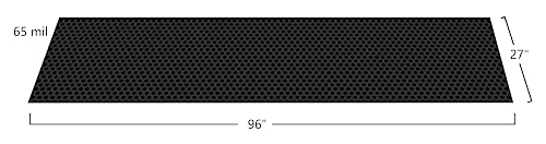 Performance Vinyl Garage Runner Small Coin Pattern