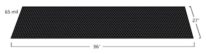 Performance Vinyl Garage Runner Small Coin Pattern