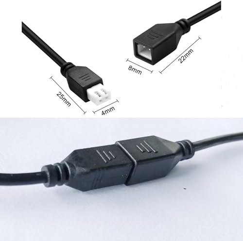 2 Pcs Parking Sensor Extension Cord Cable