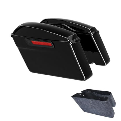 Motorcycle Saddlebags Hard Saddle Bags For Harley Touring 2014 (2 Count)