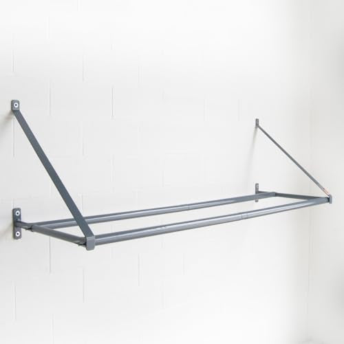 Wall mount tire rack