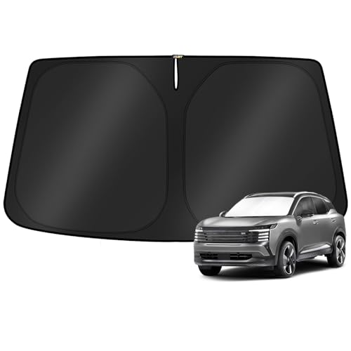 Windshield Sun Shade for Nissan Kicks 2025 2026 Custom Fit Sunshade Accessories Foldable Sun Protector Block UV Rays Keep Car Cooler