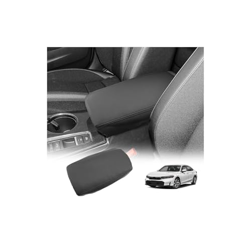 2025 2026 Civic Center Console Cover Compatible with 2022 2023 2024 2025 2026 Civic Accessories Armrest Cover Armrest Console Cover PU Leather Material