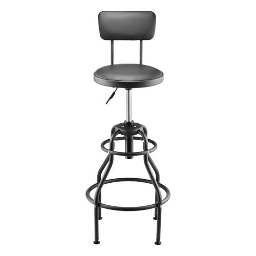 Shop Stool with Backrest