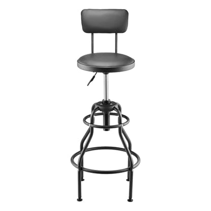 Shop Stool with Backrest