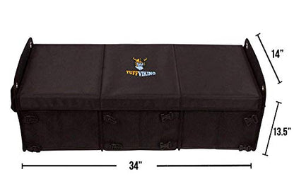 Convertible Large 3 Compartment SUV Trunk Organizer