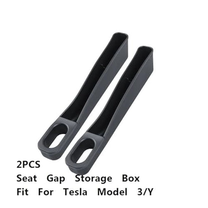 Side Seam Filler 2PCS Seat Gap Storage Box Fit for Tesla Model 3