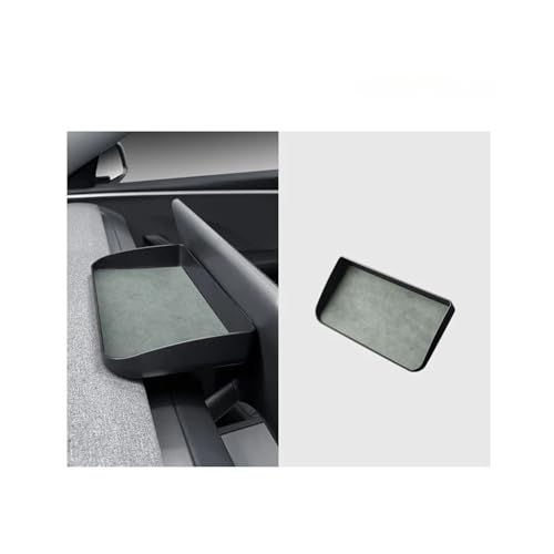 Dashboard Storage Box Central Control Suede Instrument Storage Compatible For Tesla Model 3 Highland 2024 Modification Interior Accessories