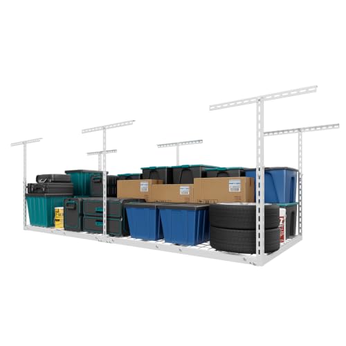 3X8FT Overhead Garage Storage Rack