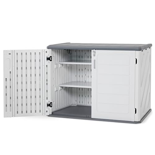 Macrout 25 Cu Ft Outdoor Storage Cabinet with Shelves (3 Count)