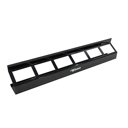 304BK Six Quart Oil Can Rack Holder 32" Caddy Wall Hanger Aluminum Shelf