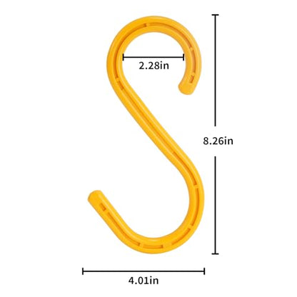 Heavy Duty ABS S Hooks (6 Count)