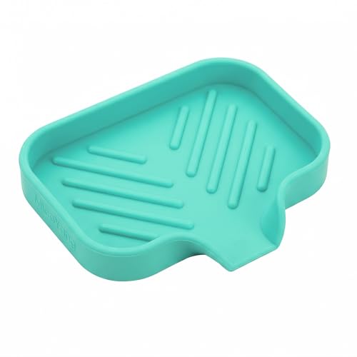 Silicone Soap Dish with Drain Spout