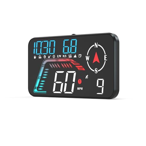Hud Car Head Up Display G12 with HD LED Display for All Speedometer for All Speedometer Models