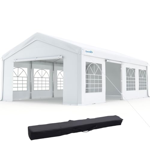 13x26 Heavy Duty Party Tent Outdoor Canopy with Church Windows