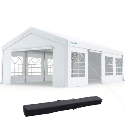 13x26 Heavy Duty Party Tent Outdoor Canopy with Church Windows