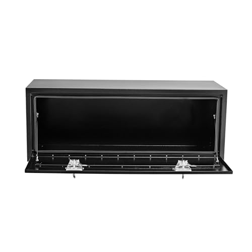 Black Steel Truck Bed Tool Box