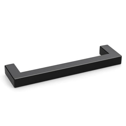 10 Pack 5 Inch Matte Black Cabinet Handles Kitchen Drawer Pulls (10 Count )