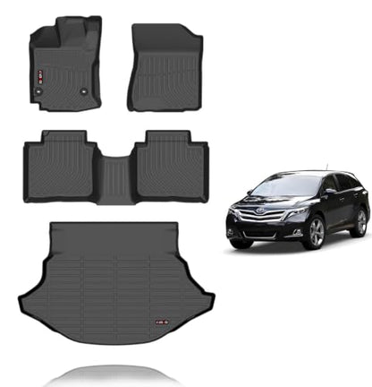 Floor Mats & Cargo Liner for 2013 2014 2015 2016 Toyota Venza All Weather Toyota Venza Floor Mats Accessories