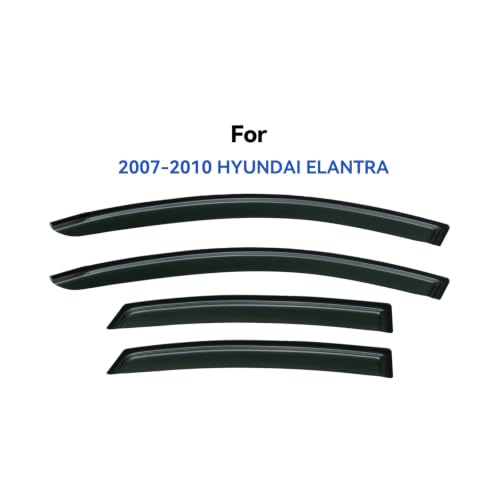 Window Visors Rain Guards for 2007 2008 2009 2010 Hyundai Elantra