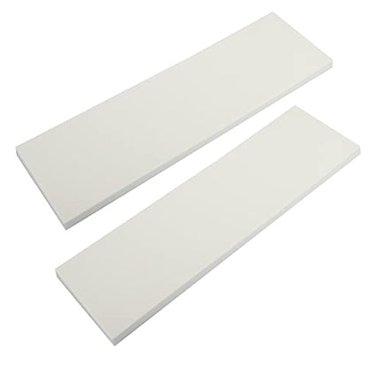 400x120x15mm 2pcs Car Garage Wall Guard Door Bumper Protector Anti Collision Waterproof White