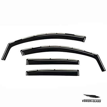 in Channel Rain Guards for Chevy Equinox 2018 (4 Count)