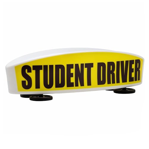 Student Driver Magnetic Sign for Car Top
