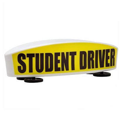 Student Driver Magnetic Sign for Car Top