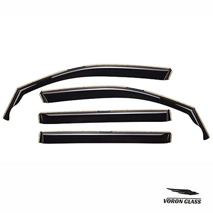 in Channel Extra Durable Rain Guards for Volkswagen Tiguan 2018