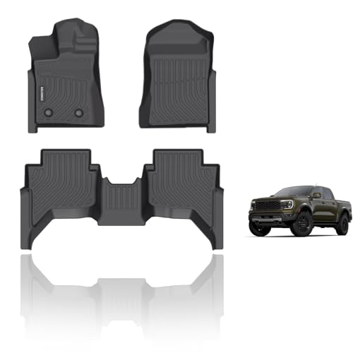 Floor Mats for Ford Ranger SuperCrew Cab 2024