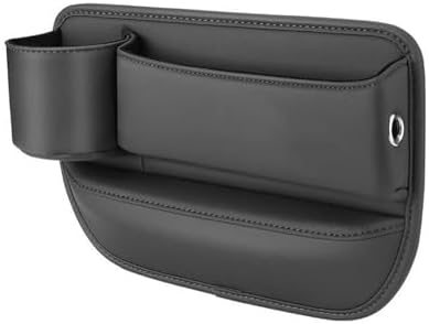Car Seat Organizer Car Leather Seat Gap Multifunction Crevice Water Cup Holder Storage Box Compatible with Tesla Compatible with Model 3 Compatible with Model Y