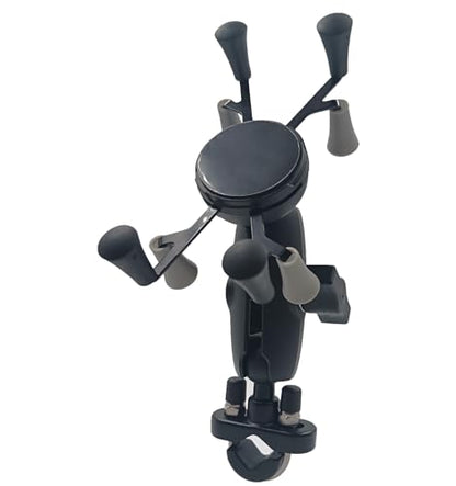 Motorcycle Phone Mount with Aluminum Alloy Arm and U