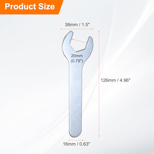 10pcs Small Wrench 20x126x2.8mm Metric U (10 Count)