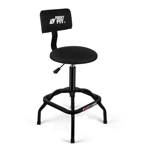 Shop Stool with Backrest