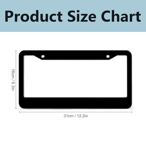Personalized License Plate Frame