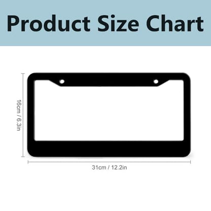Personalized License Plate Frame