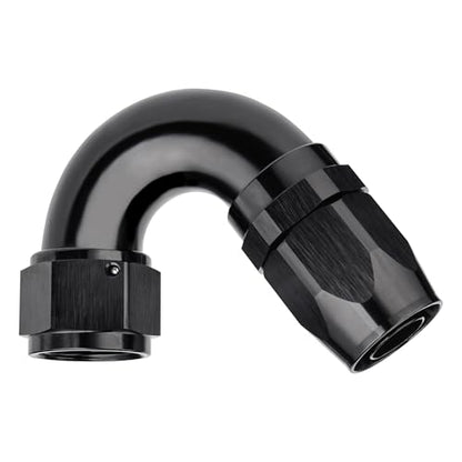 12AN 150 Degree One Piece Full Flow Hose End Fitting Swivel for CPE Braided Hose