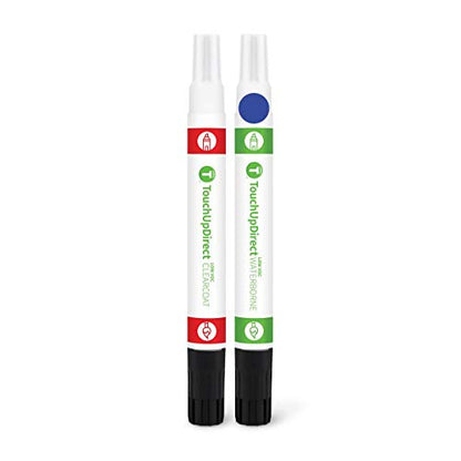 8X2 Blue Eclipse Metallic Compatible with Toyota Exact Match Touch Up Paint Combo