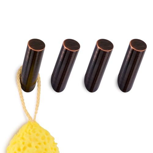 Towel Hooks Wall Mounted 4 Pack