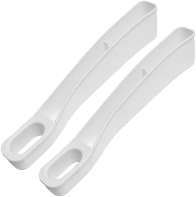 Side Seam Filler 2PCS Seat Gap Storage Box Fit for Tesla Model 3/Y Seat Gap Filler Organizer Crevice Organizer Filler Pocket for Wallet Keys Card Gap Filling(White)