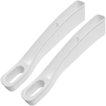 Side Seam Filler 2PCS Seat Gap Storage Box Fit for Tesla Model 3/Y Seat Gap Filler Organizer Crevice Organizer Filler Pocket for Wallet Keys Card Gap Filling(White)