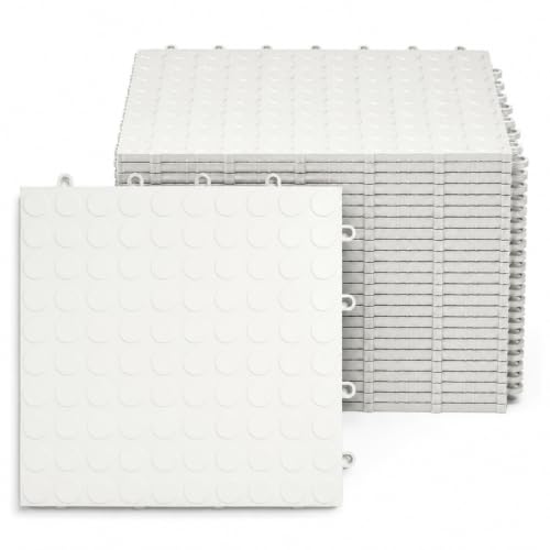 SnapLock GarageDeck 12"x12" Interlocking Garage Floor Tiles (24 Count)