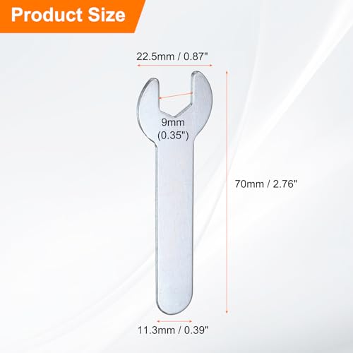 10pcs Small Wrench 10x70x1.5mm Metric U (10 Count)
